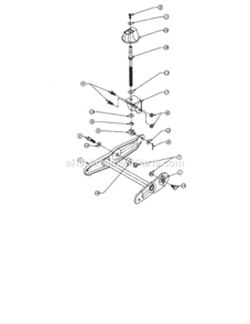 Part Location Diagram of 747-0631 Craftsman Height Adjustment Rod