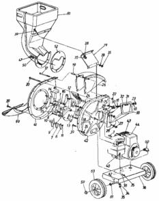 Page A Diagram and Parts List for 247799891  Craftsman Chipper Shredder