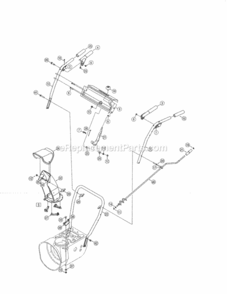 Part Location Diagram of 720-0284 MTD DISCONTINUED