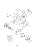 Part Location Diagram of 684-04268A MTD Snowblower auger housing