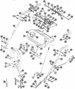 Page A Diagram and Parts List for 247882690  Craftsman Snow Blower