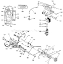 Motor, Switch & Drive Det... Diagram and Parts List for 247882900  Craftsman Snow Blower