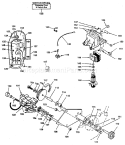 Motor, Drive & Switch Det... Diagram and Parts List for 247882901  Craftsman Snow Blower