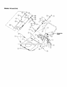 Page E Diagram and Parts List for 24788346  Craftsman Snow Blower