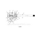 Part Location Diagram of 711-1020A MTD Shaft-22auger