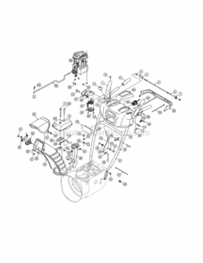 Part Location Diagram of 790-00503 MTD Bracket-chute reinfo