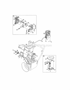Part Location Diagram of 724-04209 MTD Motor-chute Pitch