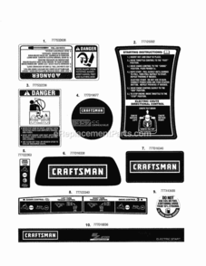 Part Location Diagram of 777D19077 MTD Label-craftsman En