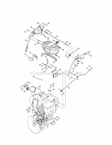 Page B Diagram and Parts List for 247883971  Craftsman Snow Blower