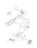 Handle/Drive Control & Ho... Diagram and Parts List for 247884551  Craftsman Snow Blower