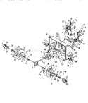 Tine Assembly Diagram and Parts List for 247885570  Craftsman Snow Blower