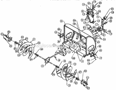 Page D Diagram and Parts List for 247885690  Craftsman Snow Blower