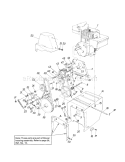 Engine Diagram and Parts List for 247886510  Craftsman Snow Blower