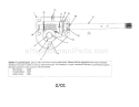 Housing Diagram and Parts List for 247886640  Craftsman Snow Blower