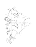 Handles Diagram and Parts List for 24788690  Craftsman Snow Blower