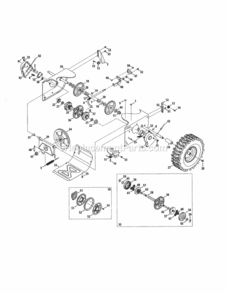 Part Location Diagram of 790-00183E-4044 MTD FRM:500/700:DR CRA