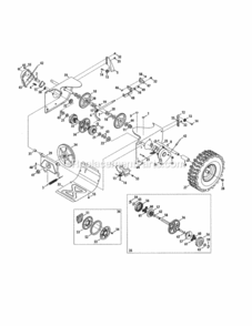 Part Location Diagram of 735-04063A MTD Plug-hole 5/8