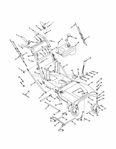 Page B Diagram and Parts List for 247887330  Craftsman Lawn Mower