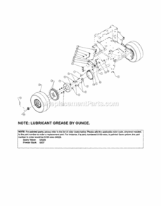 Part Location Diagram of 00021984 Craftsman Nut Axle