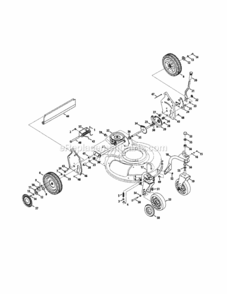 Page B Diagram and Parts List for 247887760  Craftsman Lawn Mower