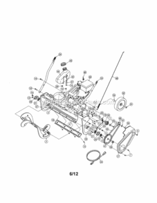 Page A Diagram and Parts List for 247887820  Craftsman Snow Blower
