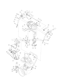 Handle/Upper Chute Diagram and Parts List for 247887900G  Craftsman Snow Blower