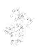 Lower Chute / Handles Diagram and Parts List for 24788791  Craftsman Snow Blower