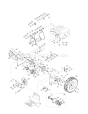 Drive / Wheels Diagram and Parts List for 24788791  Craftsman Snow Blower