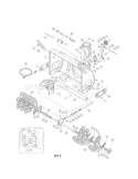 Auger & Housing Diagram and Parts List for 247888301  Craftsman Snow Blower