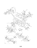 Auger Housing / Spiral / Gear Diagram and Parts List for 24788833  Craftsman Snow Blower