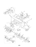 Auger Housing / Spiral Diagram and Parts List for 24788845  Craftsman Snow Blower