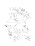 Handle / Light / Chute Diagram and Parts List for 24788845  Craftsman Snow Blower