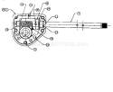 Housing Assembly Diagram and Parts List for 247888500  Craftsman Snow Blower
