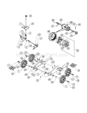 Handle Diagram and Parts List for 247888510  Craftsman Snow Blower