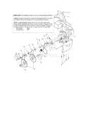 Pulleys/Belt Cover Diagram and Parts List for 247888520  Craftsman Snow Blower