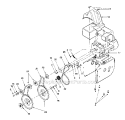PulleysIdler_BracketBelt_Cover Diagram and Parts List for 247888530  Craftsman Snow Blower