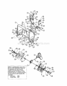 Page D Diagram and Parts List for 247888550  Craftsman Snow Blower