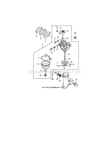 Page J Diagram and Parts List for 247889210  Craftsman Lawn Mower
