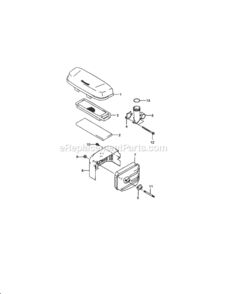 Page K Diagram and Parts List for 247889210  Craftsman Lawn Mower