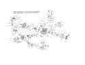 Engine Diagram and Parts List for 24788955  Craftsman Snow Blower