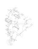 Handles/Chute Diagram and Parts List for 247889571  Craftsman Snow Blower