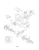 Auger / Housing Diagram and Parts List for 247889701  Craftsman Snow Blower