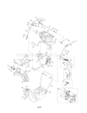Chute & Handles Diagram and Parts List for 247889702  Craftsman Snow Blower
