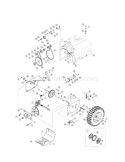 Transmission/Wheels Diagram and Parts List for 247889702  Craftsman Snow Blower