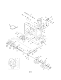 Auger & Housing Diagram and Parts List for 247889703  Craftsman Snow Blower
