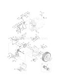 Axle/Wheels Diagram and Parts List for 24788970  Craftsman Snow Blower