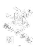 Auger And Housing Diagram and Parts List for 24788999  Craftsman Snow Blower