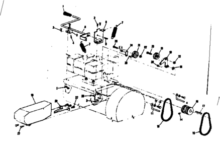 Part Location Diagram of 41681 Craftsman Engine sheave