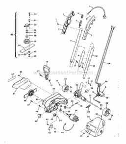 Part Location Diagram of 7087 Craftsman Label