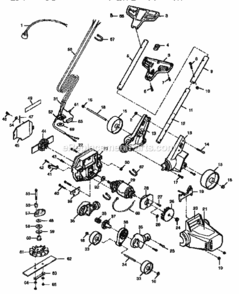 Page A Diagram and Parts List for 257796432  Craftsman Edger